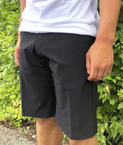Men Nayked Apparel Bottoms>Men'S Black Hybrid Stretch Short