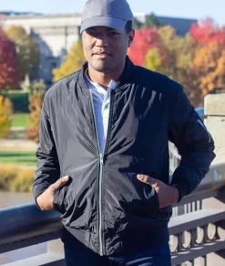 Men Nayked Apparel Outerwear>Men'S Bomber Jacket