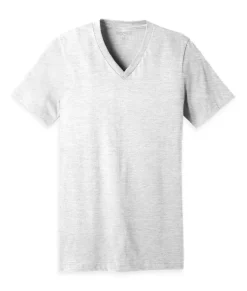 Men Nayked Apparel T-Shirts>Men'S Classic Cotton Short Sleeve V-Neck T-Shirt
