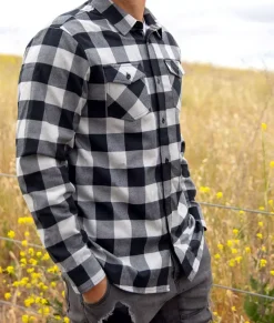 Men Nayked Apparel Shirts>Men'S Classic Flannel Shirt