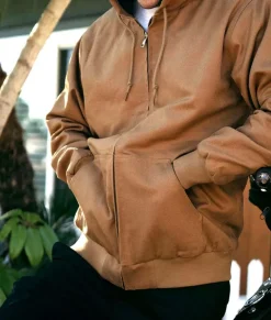 Men Nayked Apparel Outerwear>Men'S Insulated Canvas Work Jacket