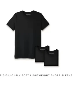Men Nayked Apparel T-Shirt Packs>Men'S 3Pk Ridiculously Soft Lightweight Crew Neck T-Shirt