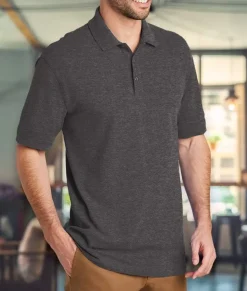 Men Nayked Apparel Shirts>Men'S Ridiculously Soft 100% Cotton Pique Polo Shirt
