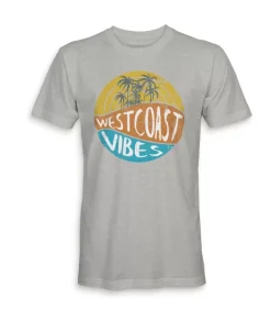 Men Nayked Apparel T-Shirts>Men'S Ridiculously Soft 100% Cotton Graphic Tee | West Coast Vibes