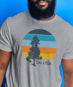 Men Nayked Apparel Shirts>Men'S Ridiculously Soft Big Graphic T-Shirt | Take A Hike