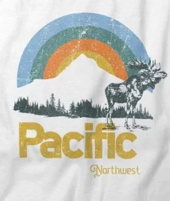 Men Nayked Apparel Shirts>Men'S Ridiculously Soft Big Graphic T-Shirt | Pacific Northwest