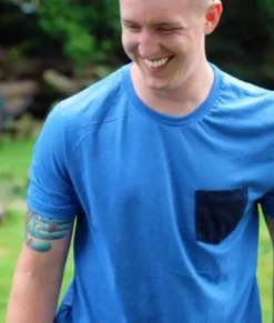 Men Nayked Apparel T-Shirts>Men'S Ridiculously Soft Contrast Pocket Short Sleeve Crew Neck T-Shirt