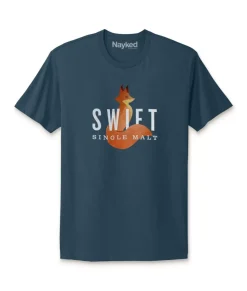 Women Nayked Apparel T-Shirts>Men'S Ridiculously Soft Cotton Graphic Tee | Swift Single Malt
