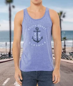 Men Nayked Apparel Tanks>Men'S Ridiculously Soft Graphic Lightweight Tank Top | Sc Anchor