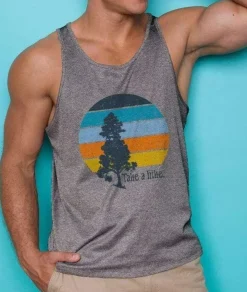 Men Nayked Apparel Tanks>Men'S Ridiculously Soft Lightweight Graphic Tank | Take A Hike
