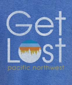 Men Nayked Apparel T-Shirts>Men'S Ridiculously Soft Lightweight Long Sleeve Graphic Tee | Get Lost