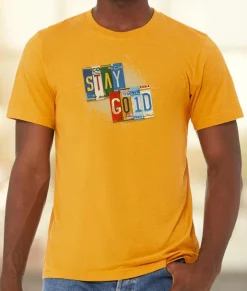 Men Nayked Apparel T-Shirts>Men'S Ridiculously Soft Lightweight Graphic Tee | Stay Gold