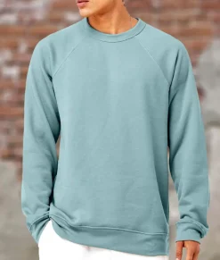 Men Nayked Apparel Shirts>Men'S Ridiculously Soft Lightweight Heathered Fleece Pullover Sweatshirt