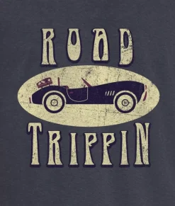 Men Nayked Apparel T-Shirts>Men'S Ridiculously Soft Lightweight Long Sleeve Graphic Tee | Road Trippin