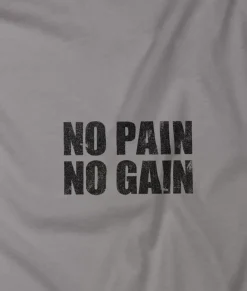 Men Nayked Apparel T-Shirts>Men'S Ridiculously Soft Lightweight Graphic Tee | No Pain No Gain