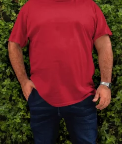 Men Nayked Apparel T-Shirts>Men'S Ridiculously Soft Midweight Big Crew T-Shirt