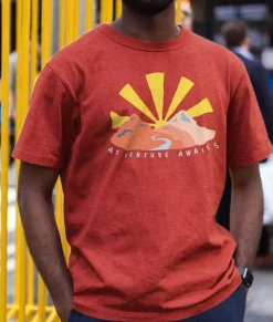 Men Nayked Apparel T-Shirts>Men'S Ridiculously Soft Midweight Graphic Tee | Adventure Awaits