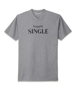 Men Nayked Apparel Shirts>Men'S Ridiculously Soft Midweight Graphic T-Shirt | Happily Single