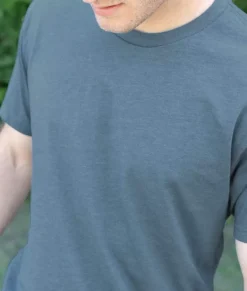 Men Nayked Apparel Shirts>Men'S Ridiculously Soft Midweight Crew T-Shirt | Classic