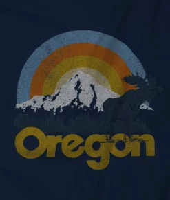 Men Nayked Apparel Shirts>Men'S Ridiculously Soft Midweight Graphic Tee | Oregon