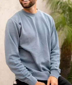 Men Nayked Apparel Shirts>Men'S Ridiculously Soft Pigment-Dyed Sweatshirt