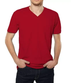 Men Nayked Apparel Shirts>Men'S Ridiculously Soft Sueded V-Neck