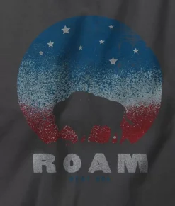 Men Nayked Apparel T-Shirts>Men'S Ridiculously Soft Sueded Big Graphic Tee | Roam