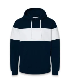 Men Nayked Apparel Hoodies & Sweatshirts>Men'S Ridiculously Soft Sueded Fleece Varsity Block Hoodie