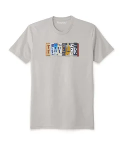 Men Nayked Apparel Shirts>Men'S Ridiculously Soft Sueded Graphic Tee | Traveler