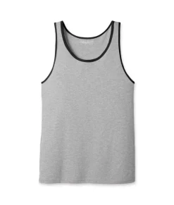 Men Nayked Apparel Tanks>Men'S Ridiculously Soft Two-Tone Lightweight Tank Top
