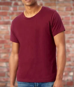 Men Nayked Apparel T-Shirts>Men'S Soft Garment Washed Big 100% Cotton Short Sleeve T-Shirt