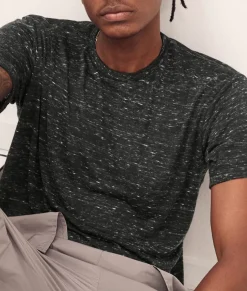 Men Nayked Apparel Shirts>Men'S Soft Marble Jersey Short Sleeve Crew Neck T-Shirt