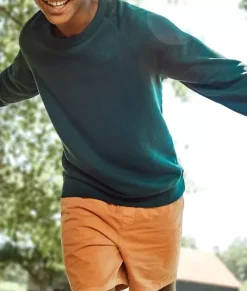 Men Nayked Apparel Hoodies & Sweatshirts>Men'S Soft Recycled Washed Lightweight Terry Pullover