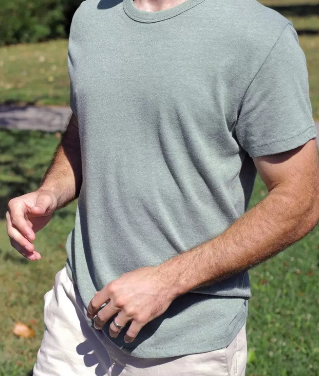 Men Nayked Apparel Shirts>Men'S Vintage Crew T-Shirt