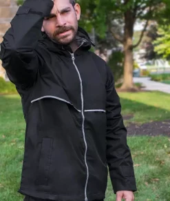 Men Nayked Apparel Shirts>Men'S Water-Resistant Tech Jacket/Discontinued