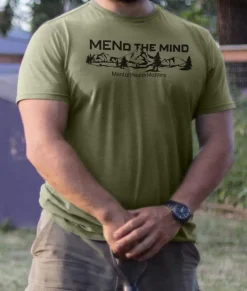 Men Nayked Apparel T-Shirts>Ridiculously Soft Big Graphic T-Shirt | Mend The Mind-Landscape