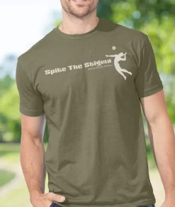 Men Nayked Apparel Shirts>Ridiculously Soft Crew Neck Graphic T-Shirt | Spike The Stigma