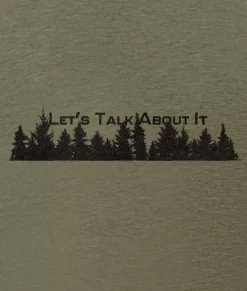 Men Nayked Apparel Shirts>Ridiculously Soft Crew Neck Graphic T-Shirt | Let'S Talk About It