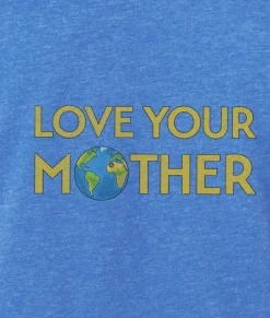 Men Nayked Apparel T-Shirts>Ridiculously Soft Heather Sueded Graphic Tee | Love Your Mother