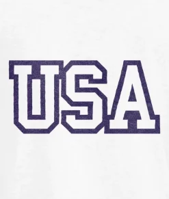 Men Nayked Apparel Shirts>Ridiculously Soft Men'S Usa Text Shirt