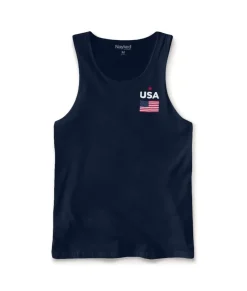 Men Nayked Apparel Shirts>Ridiculously Soft Men'S Usa Graphic Tank