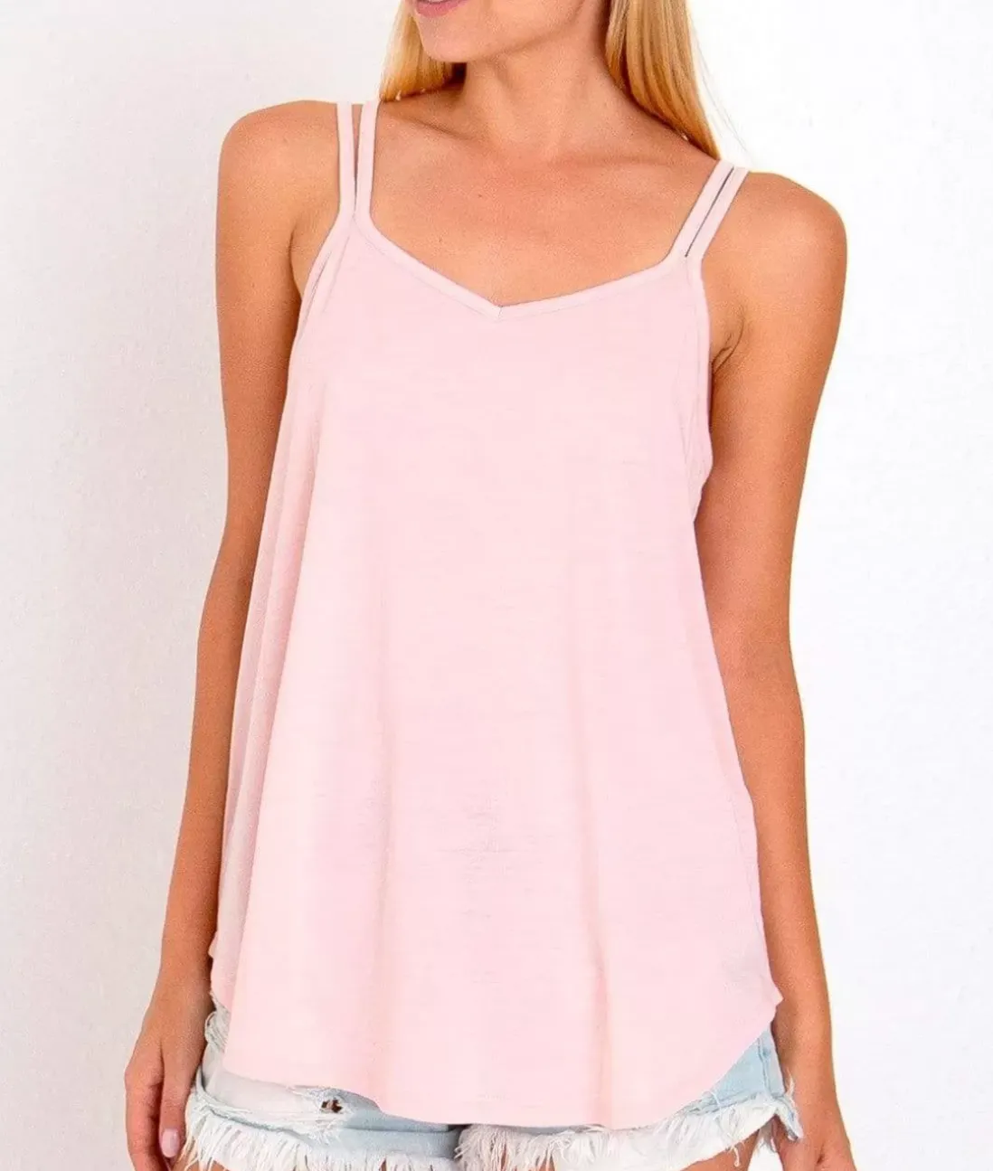 Women Nayked Apparel Tops>Ridiculously Soft Vintage Wash Strappy Tank