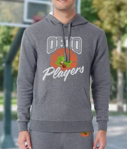 Men Nayked Apparel Hoodies & Sweatshirts>Soft Eco Friendly Graphic Hoodie | Ohio Players (Buckeye Leaf)