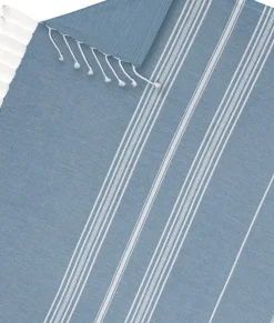 Women Nayked Apparel Accessories>Soft Striped Summer Throw