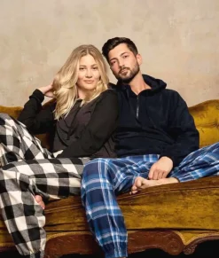 Women Nayked Apparel Bottoms Skirts & Dresses>Soft Unisex Flannel Jogger With Pockets