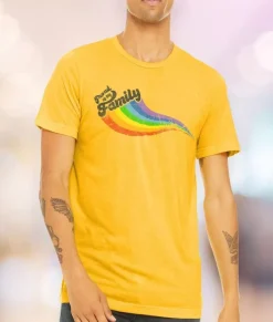 Women Nayked Apparel T-Shirts>Unisex Ridiculously Soft Lightweight Graphic T-Shirt | Proud Of My Family