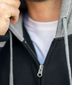 Women Nayked Apparel Outerwear>Varsity Full-Zip Hooded Fleece Jacket