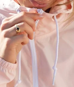 Women Nayked Apparel Athleisure>Women'S Lightweight Pullover Cropped Windbreaker