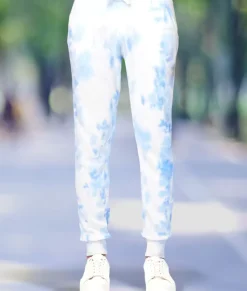 Women Nayked Apparel Bottoms Skirts & Dresses>Women'S Oversized Soft Washed Tie Dye Fleece Joggers