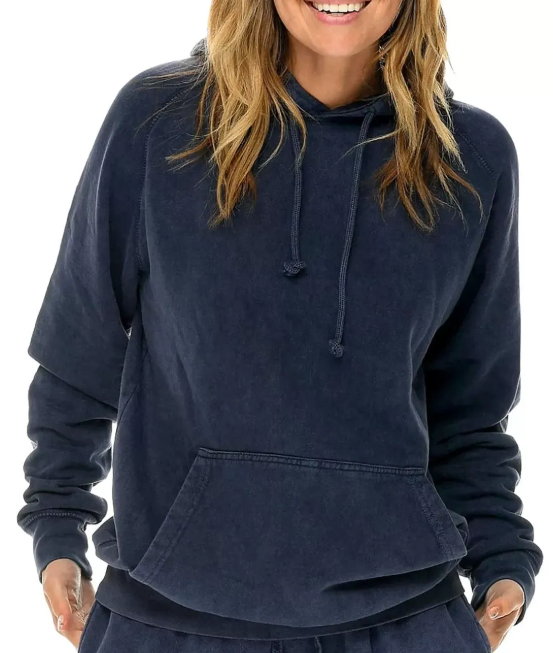 Women Nayked Apparel Tops>Women'S Oversized Vintage Fleece Raglan Hoodie